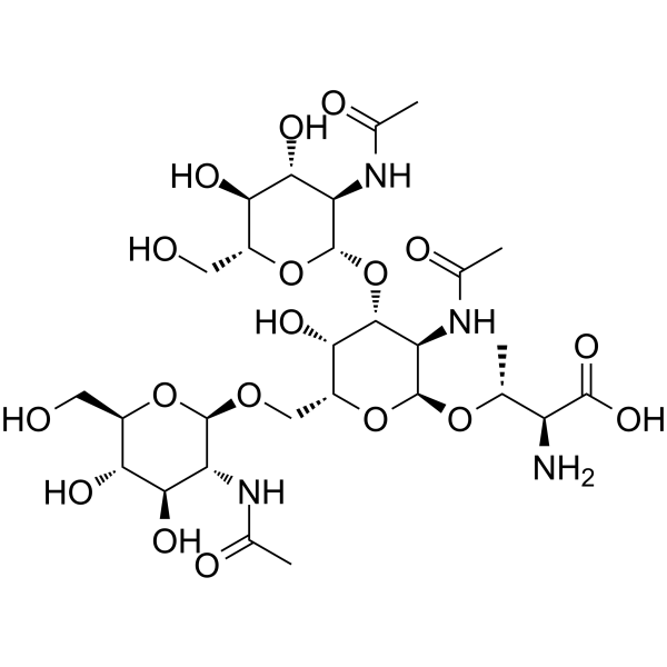 GlcNAc beta(1-3)[GlcNAc beta(1-6)]GalNAc-alpha-Thr 1304646-03-4